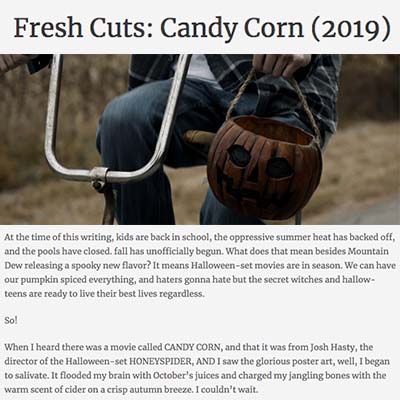 Fresh Cuts: Candy Corn (2019)